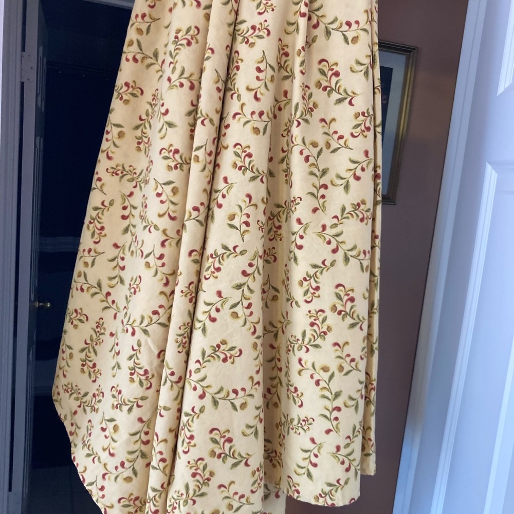 Floral Mustard Yellow Floral Flat Sheet